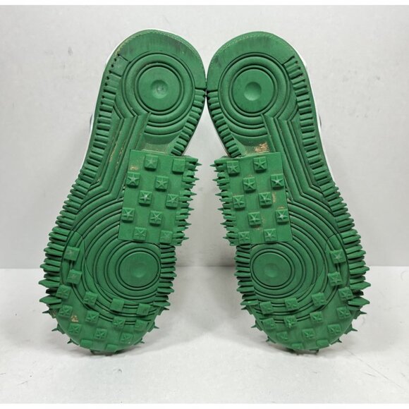 Nike Off-White x Air Force 1 SP Leather Mid Pine Green Men’s Size 8.5 dr0500-300 - Picture 7 of 9